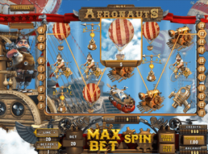 Aeronauts в мобильной версии Максбетслотс