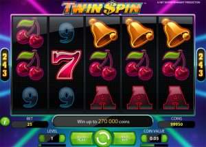 Twin Spin на зеркале Максбет
